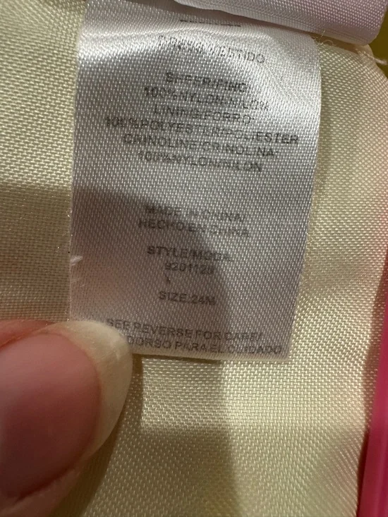 Ivory Floral Organza Girls' Formal Dress - Picture 4 of 4